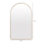 Scand Mirror 150 cm x 90 cm Tauari