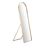 Large Pinterest Mirror with Support and Golden Frame