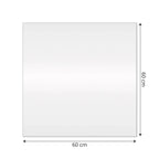 Slim Square Mirror with LED 60x60cm