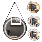 Round LED Mirror 3 Colors with Adnet Strap 45 CM